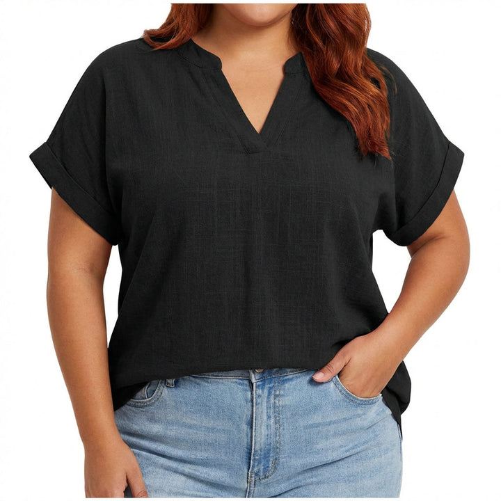 Vienna | Relaxed V-Neck Blouse