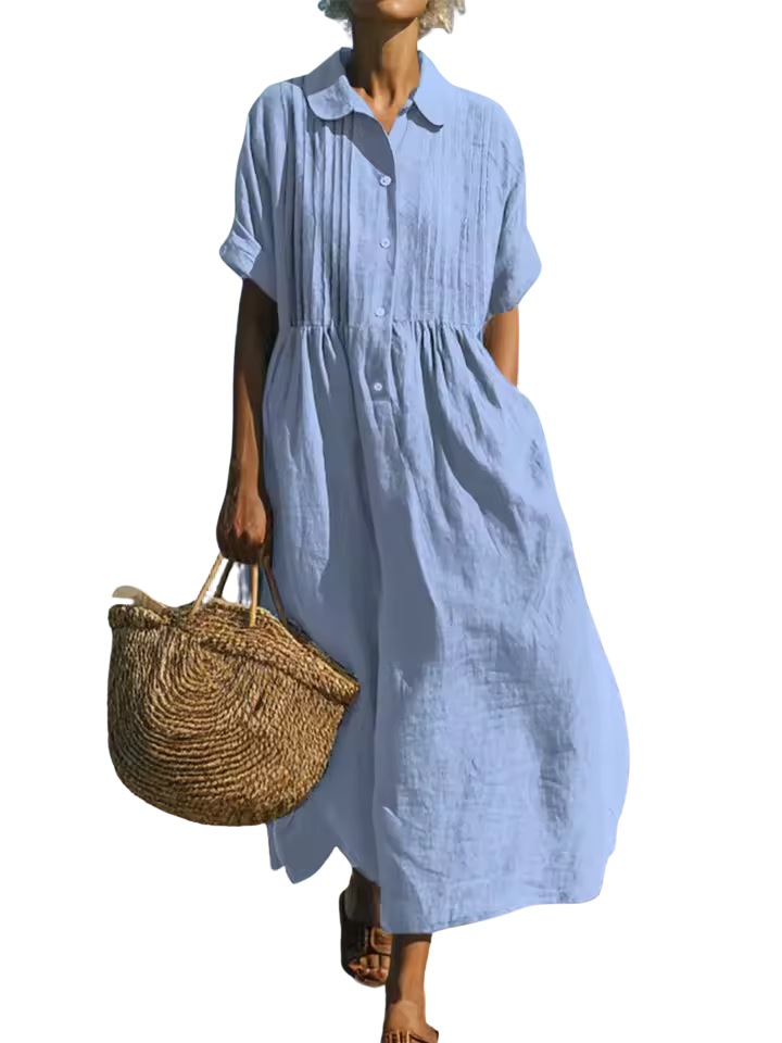 Lena | Airy Summer Shirt Dress