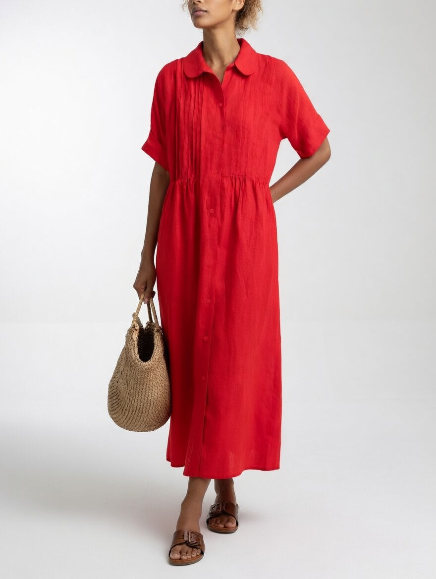 Lena | Airy Summer Shirt Dress