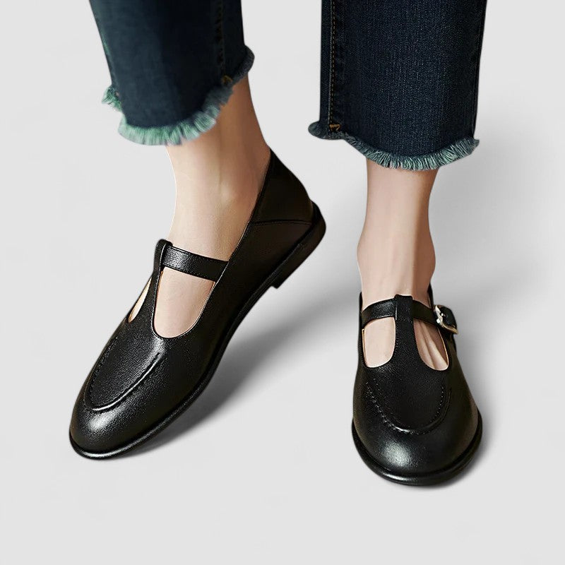 Camila – Orthopedic Mary Jane Shoes with Low Heel