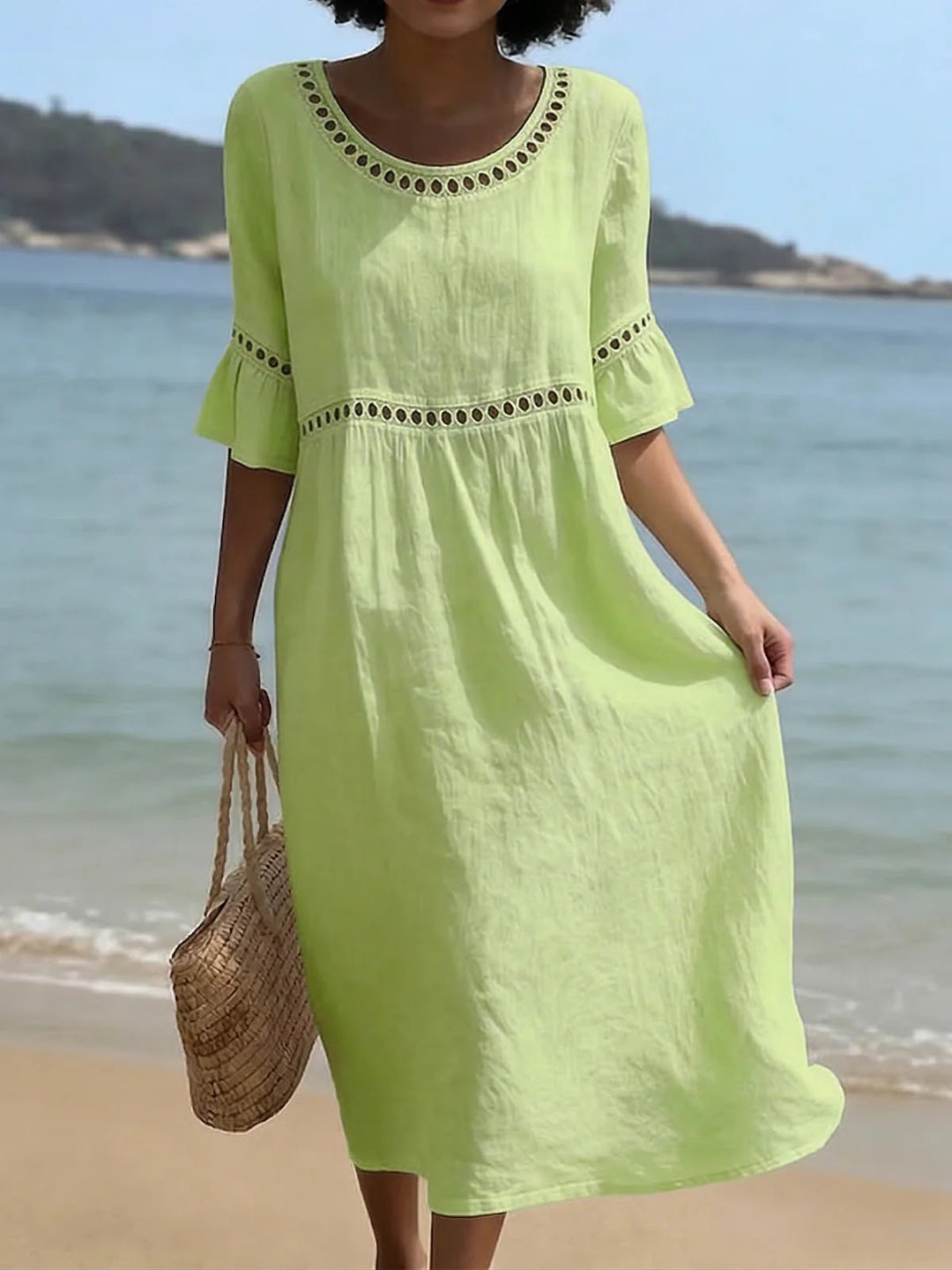 Alicja | Airy Dress with Lace