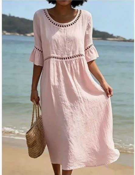 Alicja | Airy Dress with Lace