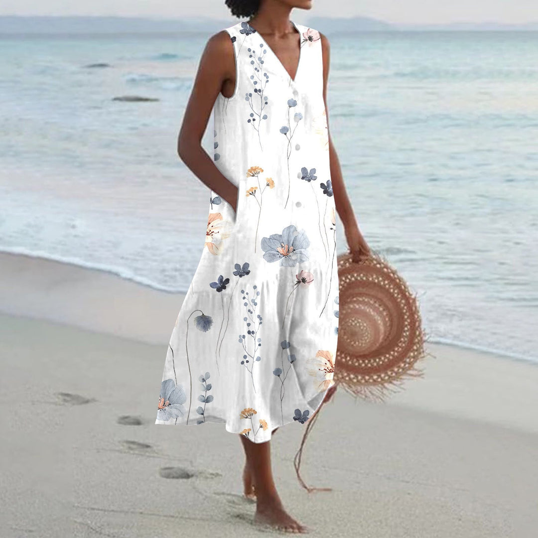 Helena | Dress with Floral Pattern