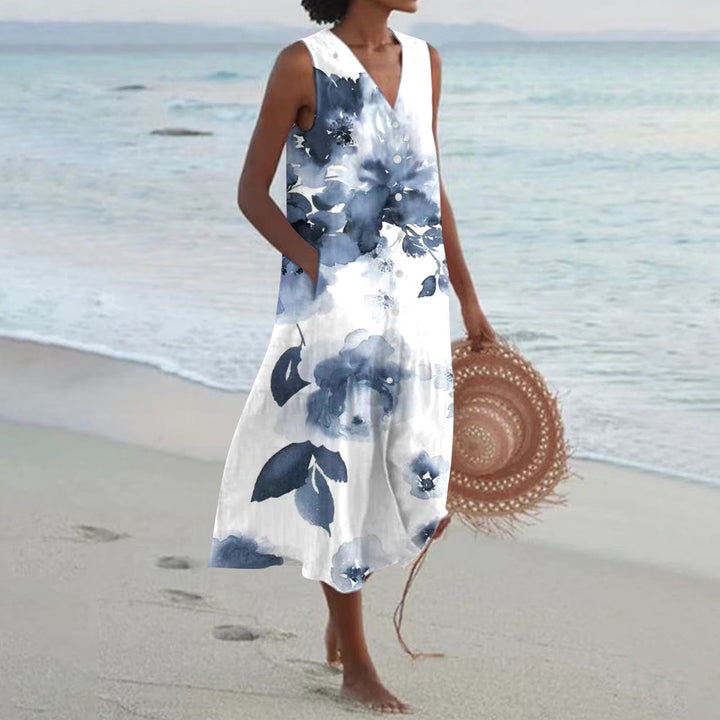 Helena | Dress with Floral Pattern