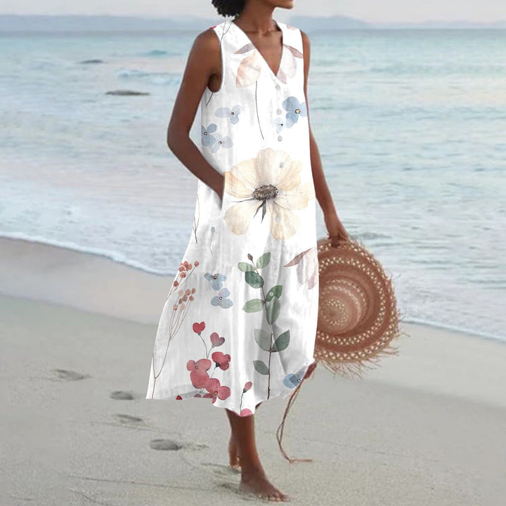 Helena | Dress with Floral Pattern