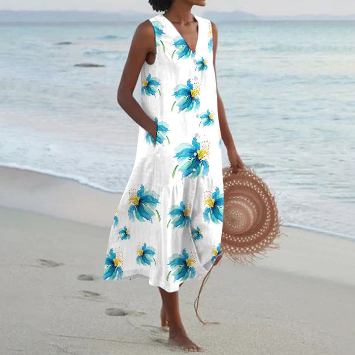 Helena | Dress with Floral Pattern