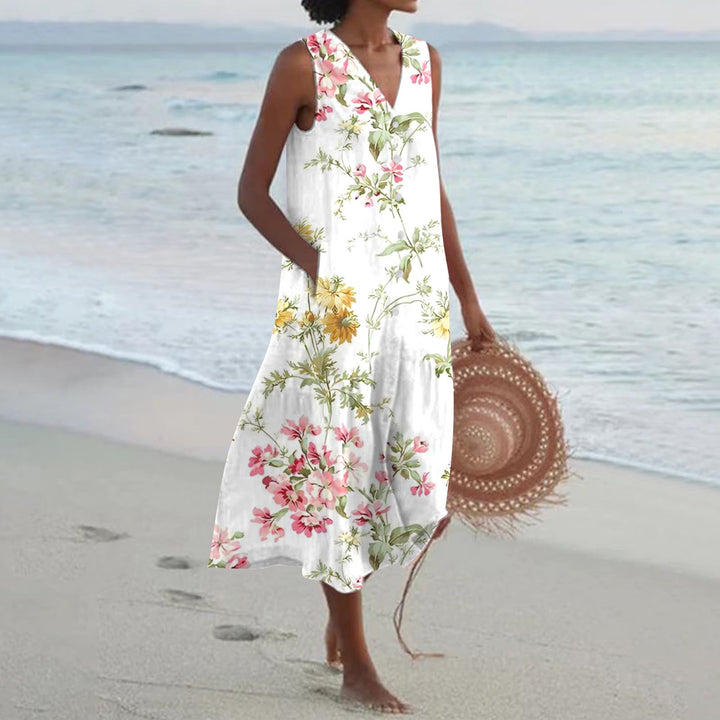 Helena | Dress with Floral Pattern
