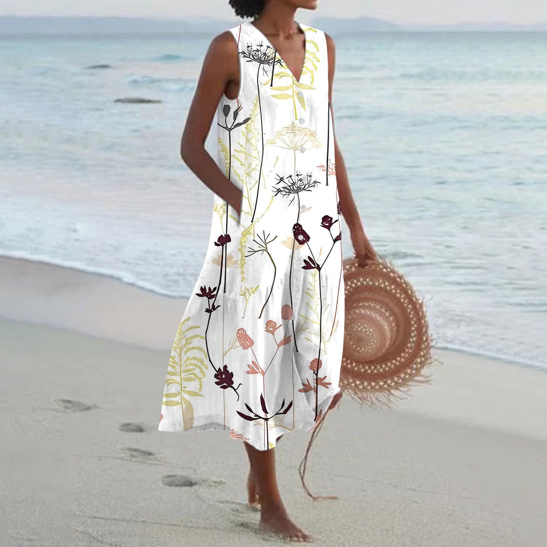 Helena | Dress with Floral Pattern
