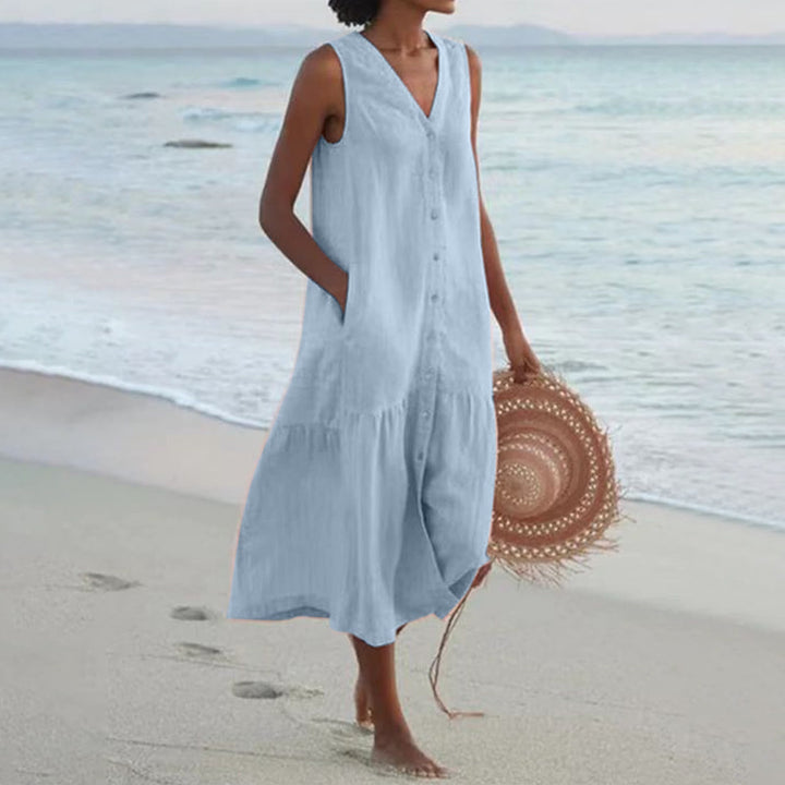Maja | Dress with Buttons