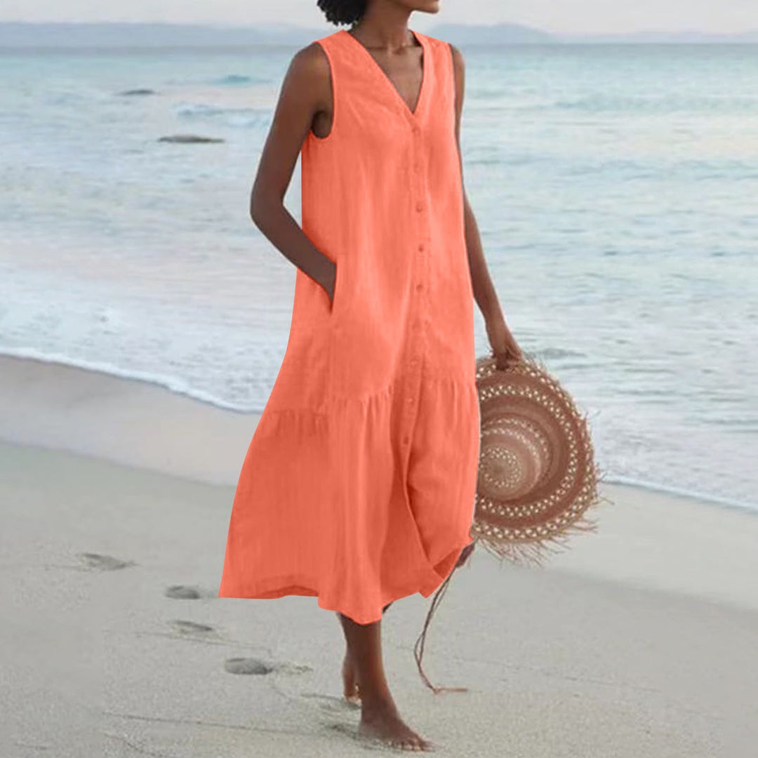 Maja | Dress with Buttons