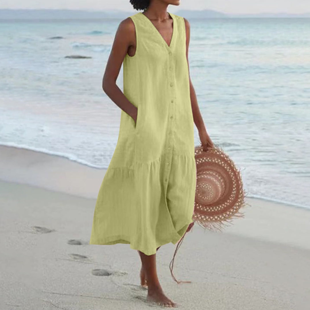 Maja | Dress with Buttons