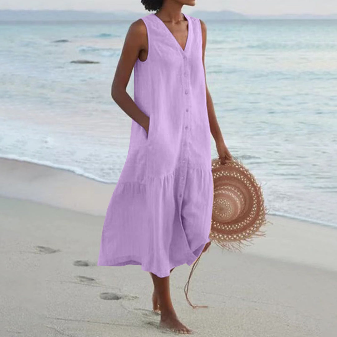 Maja | Dress with Buttons