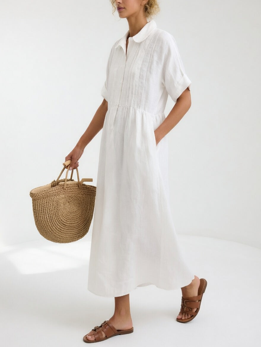 Lena | Airy Summer Shirt Dress