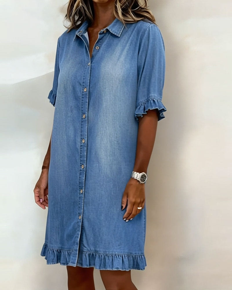 Klara | Loose Denim Dress