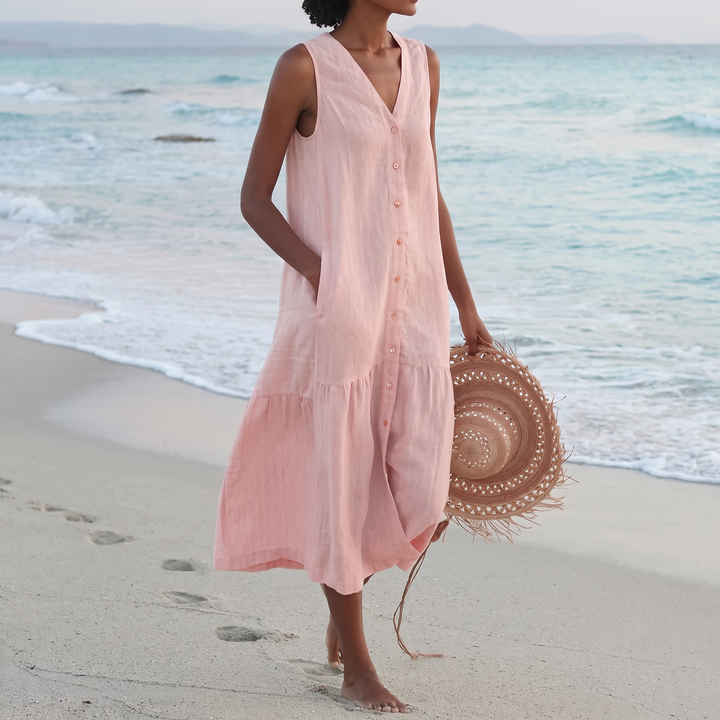 Maja | Dress with Buttons