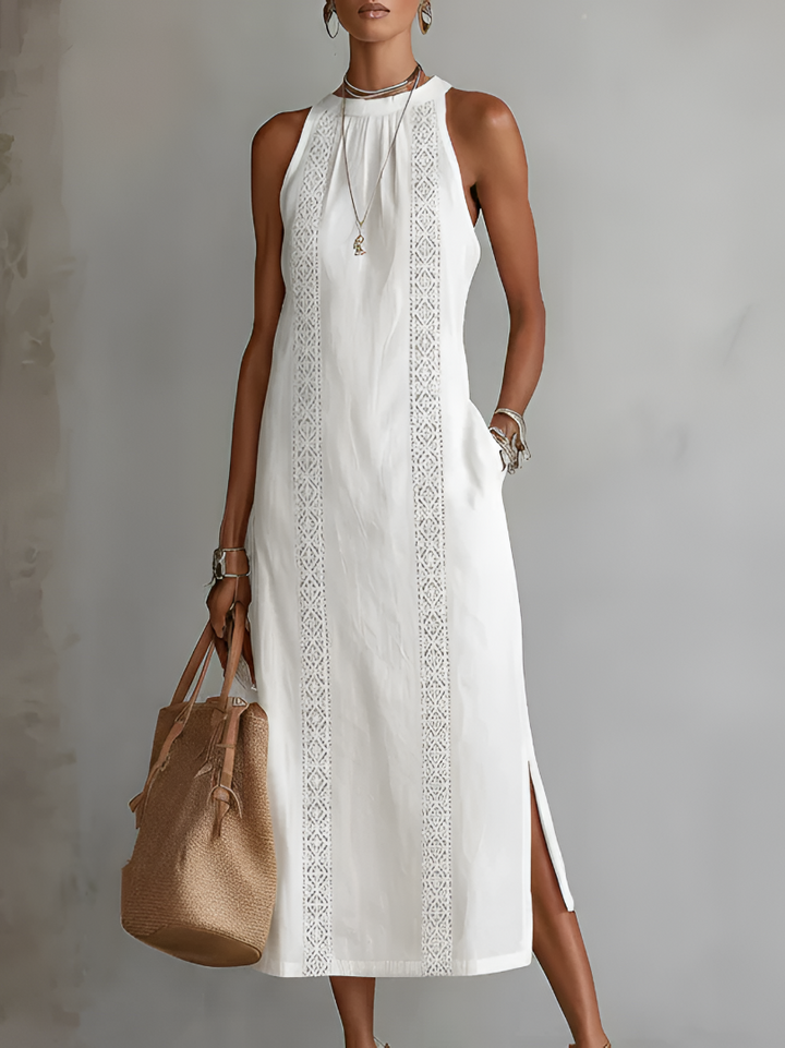 Jimena | Relaxed Collar Midi Dress