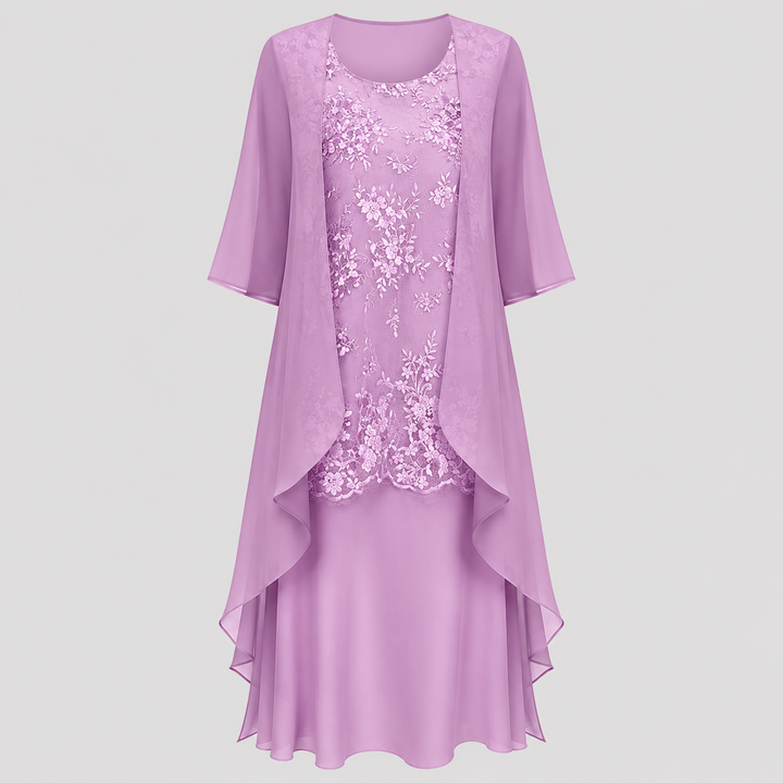 Lumi - Two-Piece Satin Dress