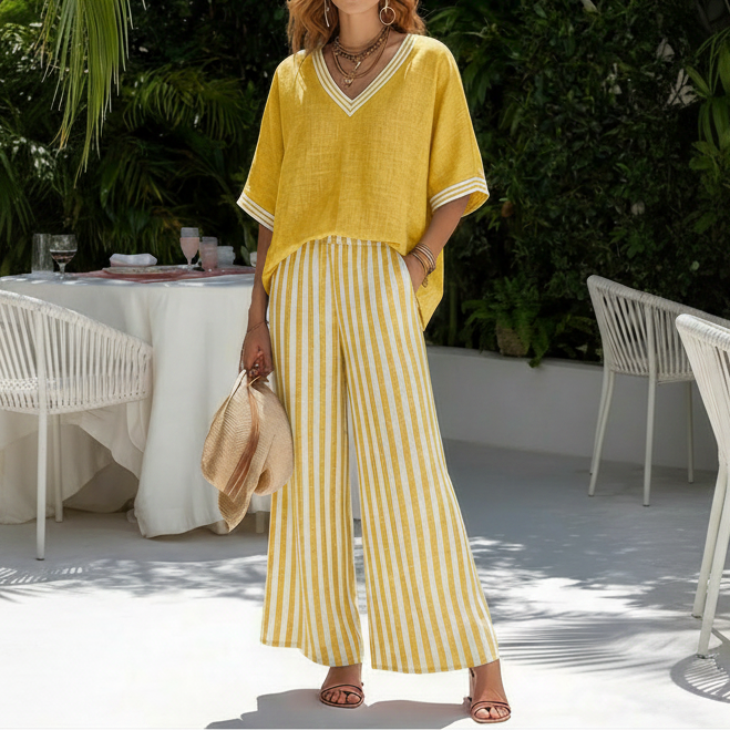 Jaylynn | Luxury Striped Set