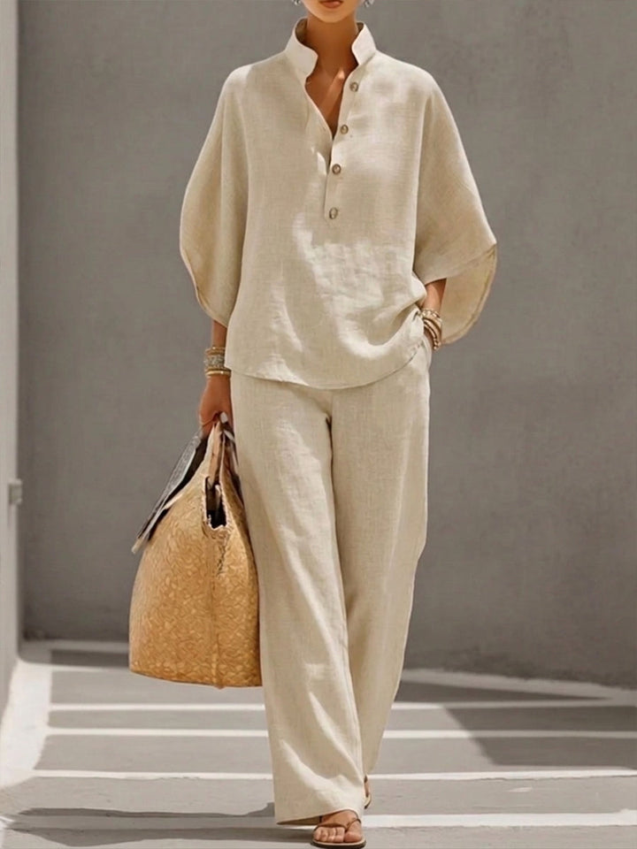 Eszter™ | Batwing Wide-Leg Set