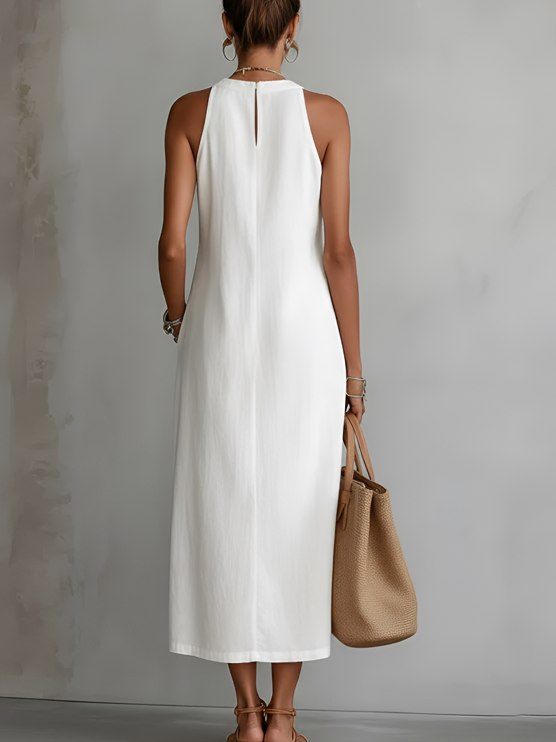 Jimena | Relaxed Collar Midi Dress