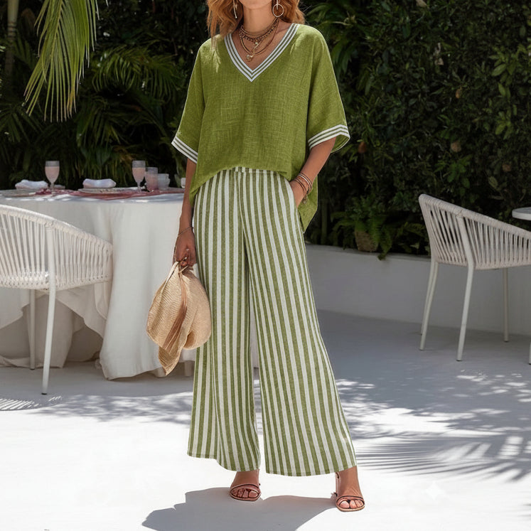 Jaylynn | Luxury Striped Set