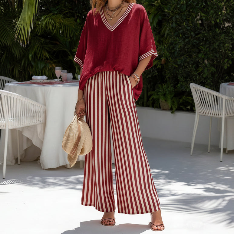 Jaylynn | Luxury Striped Set
