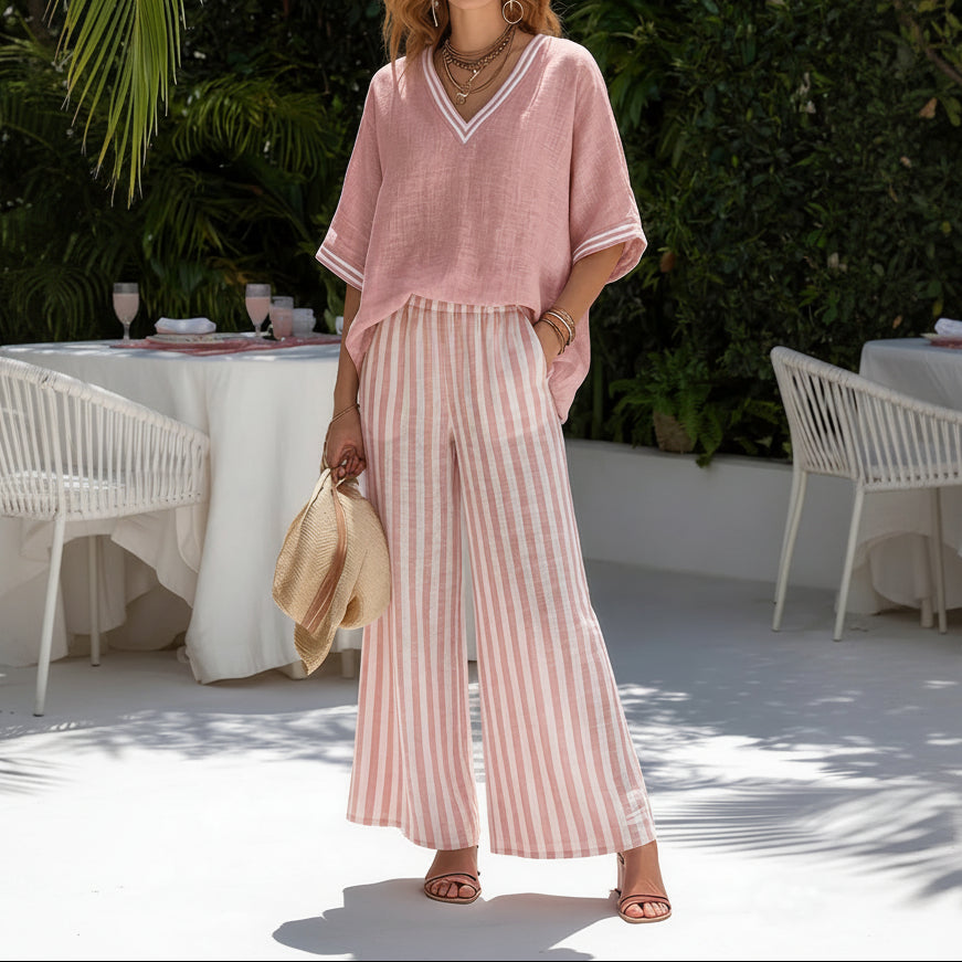 Jaylynn | Luxury Striped Set