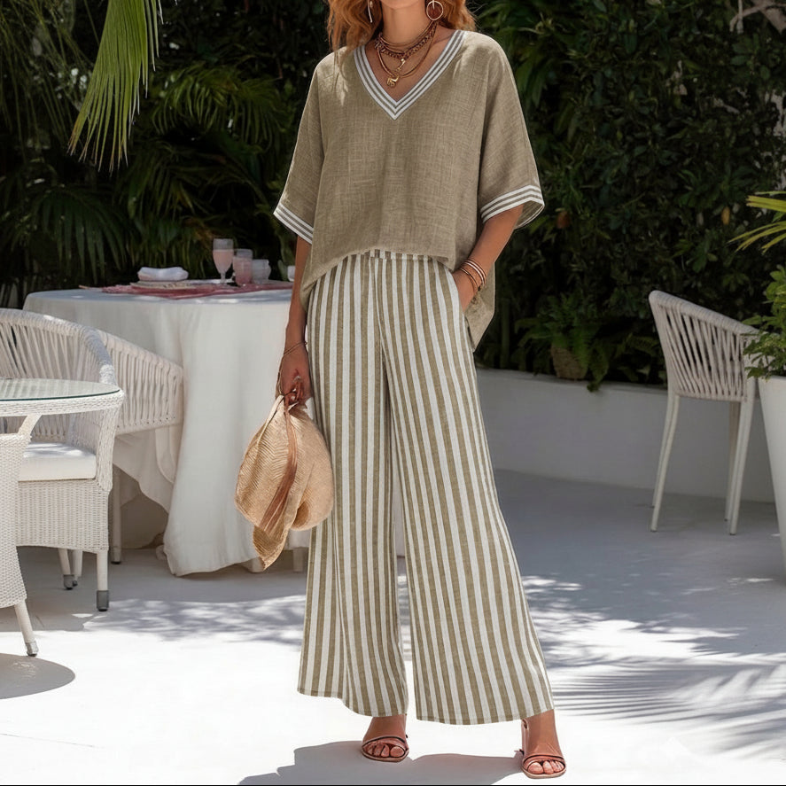 Jaylynn | Luxury Striped Set
